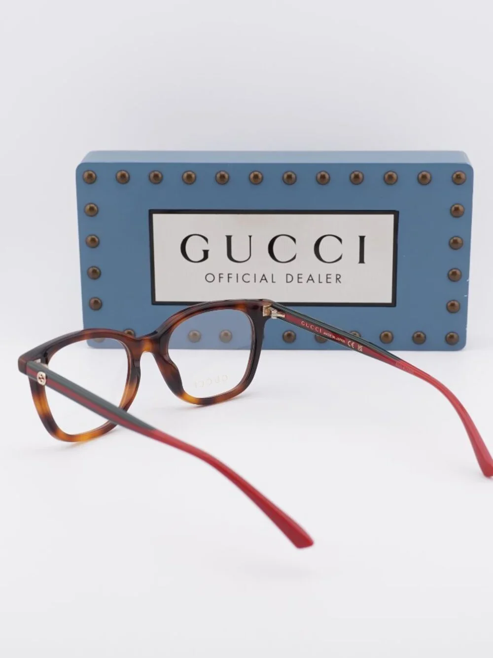 Gucci GG1864O 002 Square Eyeglasses 50mm - Havana